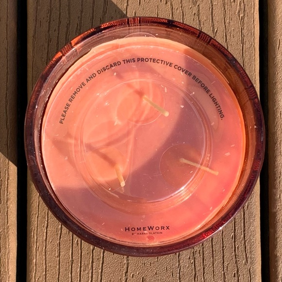 🆕 “CARAMEL TOFFEE SWIRL” HARRY SLATKIN HOMEWORX 3 WICK, 14oz CANDLE —NWT!!! - Picture 2 of 5